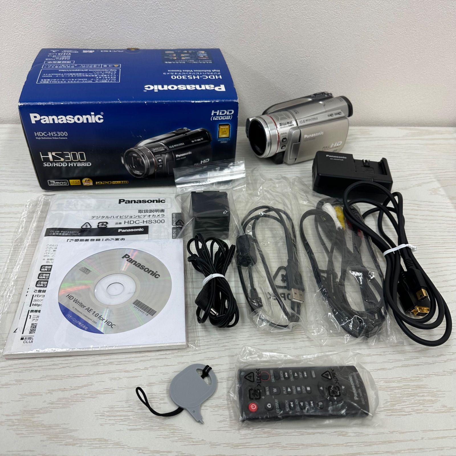 Y116-j】Panasonic HDCｰHS300 ビデオカメラ デジタル デジカメ