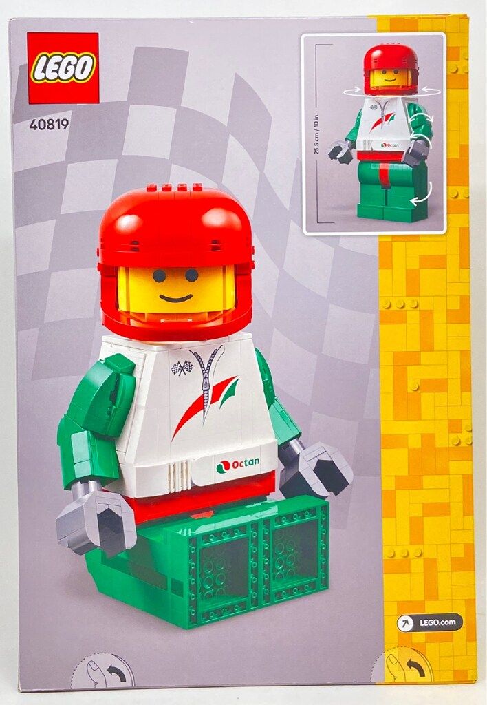 赤い人 LEGO (BUILDING TOY) SCALED UP RACING DRIVER MINIFIGURE 60404