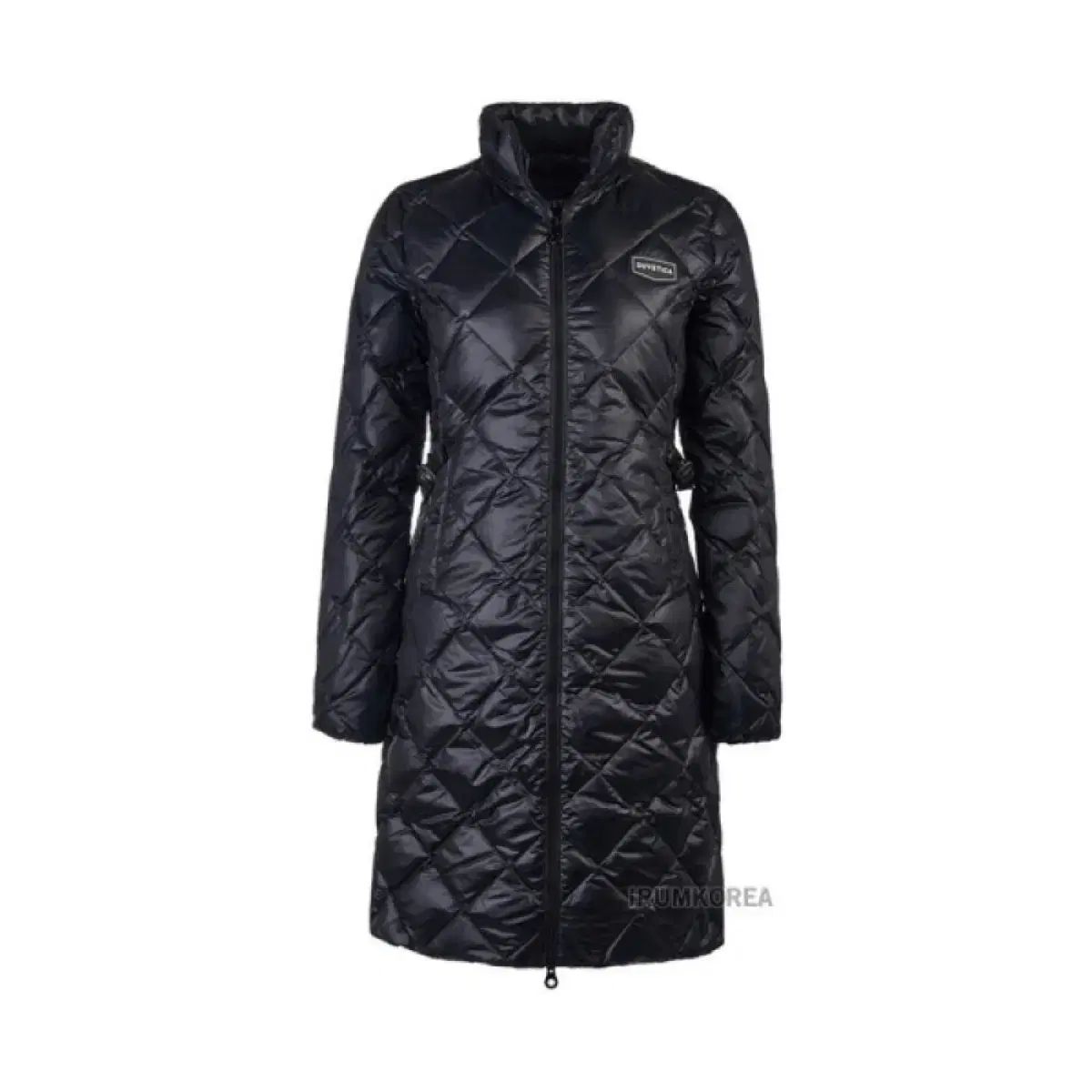 デュベティカ ブラック キルティング ロング丈ダウンジャケット ノサデッラ