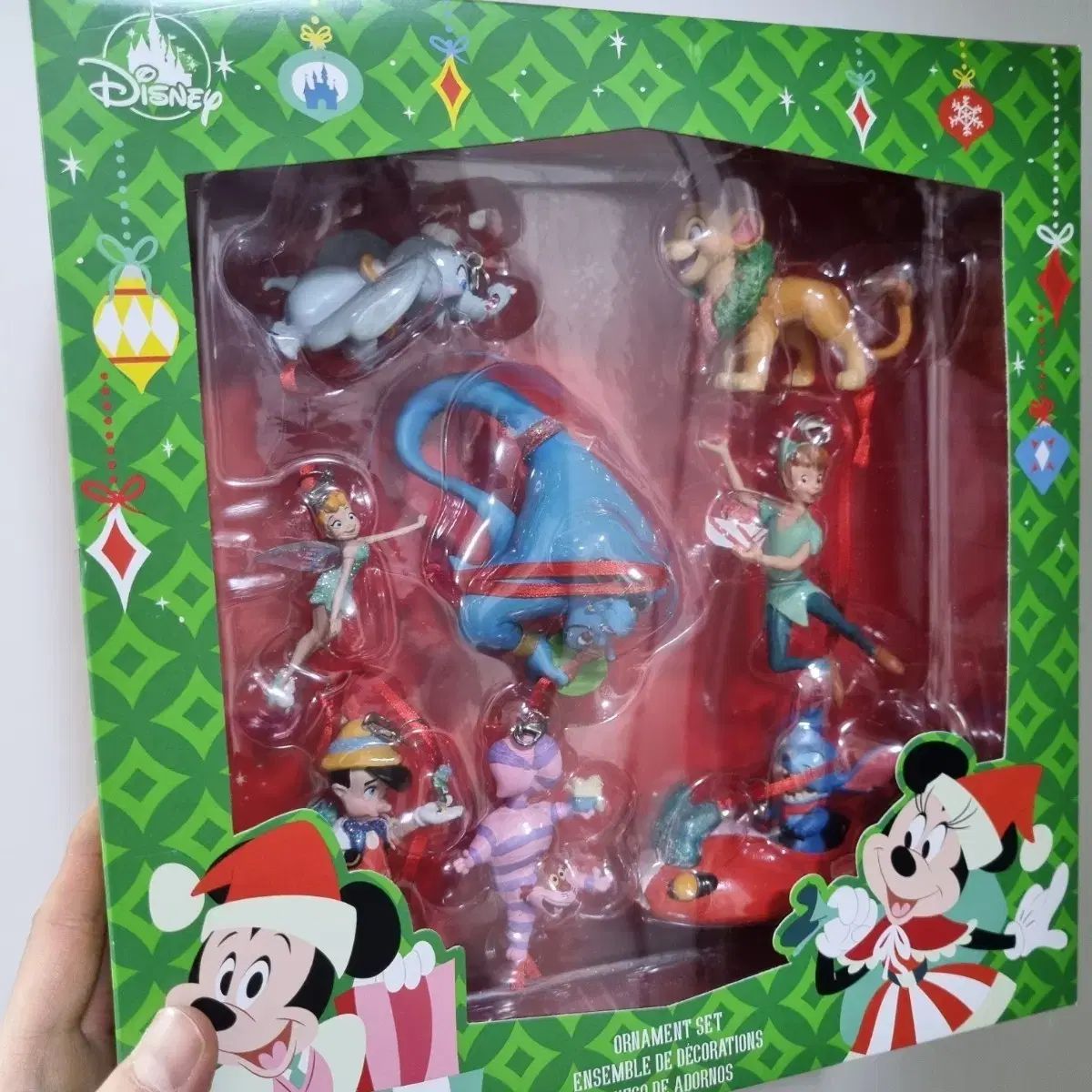 ディズニー クリスマス オーナメント セット チェシャ ティンカーベル 