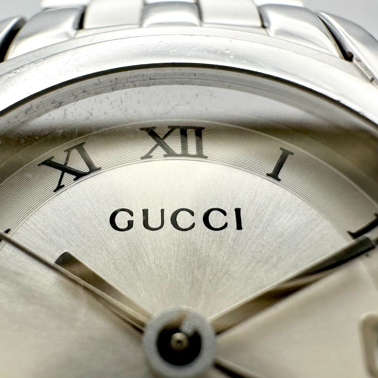 返品OK】新品電池交換済み GUCCI グッチ 5500L クォーツ デイト