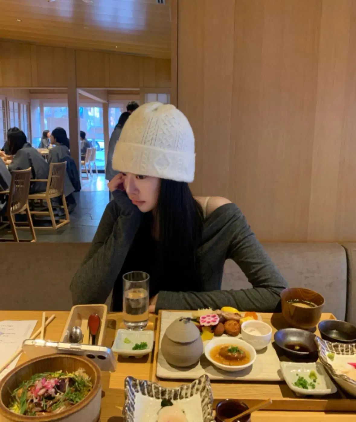 タグ付き| ショップリーズleeds ケーブル ビーニー アイボリー