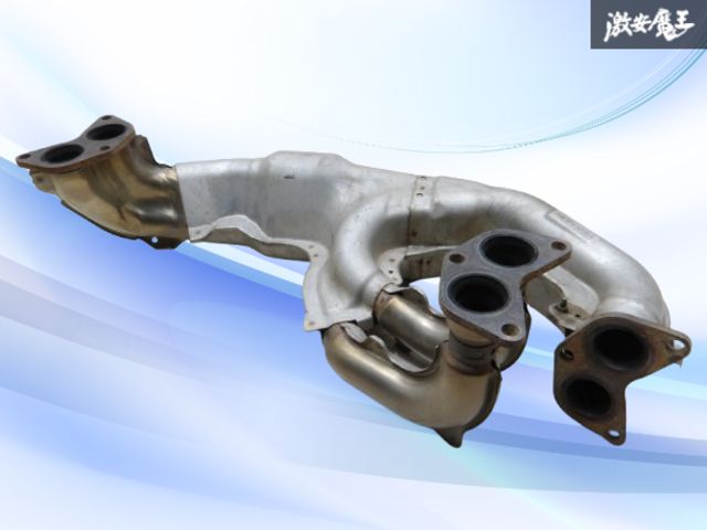 スバル GDB インプレッサWRX STI 後期 鷹目 EJ 20 エキマニ エキゾースト マニーホールド ツインスクロール 棚J-4