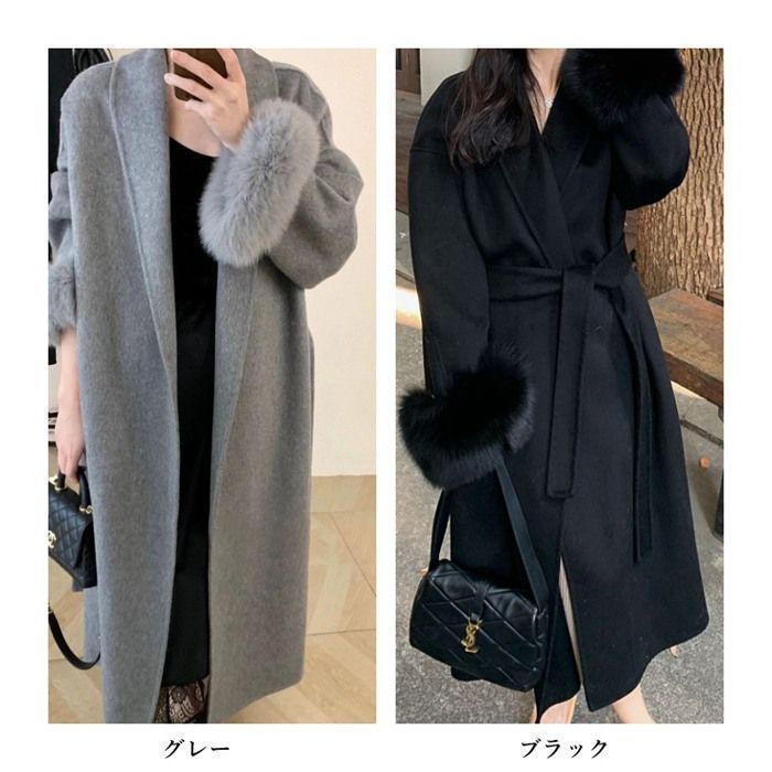 ウールコート レディース ロング丈 ラシャコート ロングコート アウター コート ファッション フォーマル 大人 きれい シンプル カジュアル 無地 体型カバー ママコート 通勤 通学 ウールコート レディース アウター コート ラシャコート ロングコート