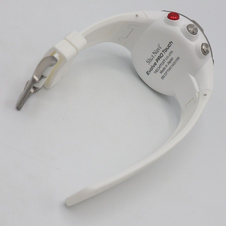 ShotNavi Evolve PRO Touch White 腕時計型GPSゴルフナビ 距離測定器