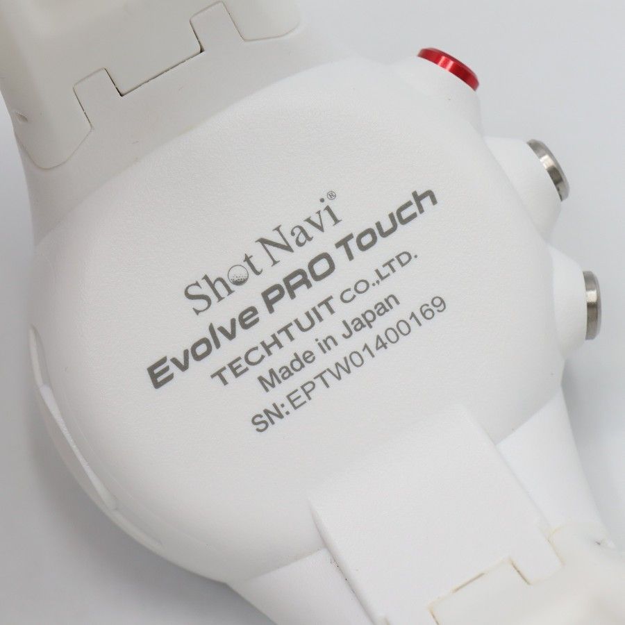 ShotNavi Evolve PRO Touch White 腕時計型GPSゴルフナビ 距離測定器