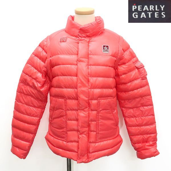 PEARLY GATES 赤ダウンジャケット　サイズ7 PEARLY GATES 赤ダウンジャケット サイズ7 PEARLY GATES レッド ゴルフ
