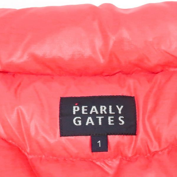 PEARLY GATES ダウンジャケット 2way ピンク 055-220046 #1 レディース 