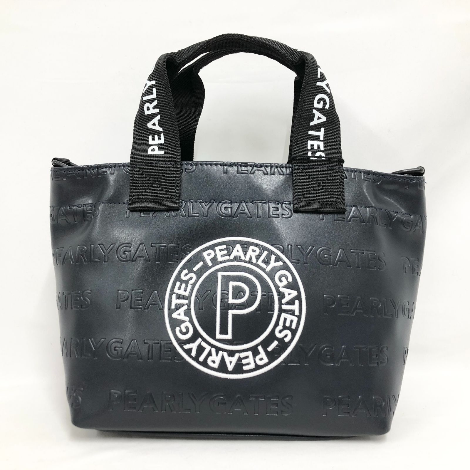 ○★新品未使用 PEARLY GATES フリンジハンドルカートバッグ ネイビー カートバッグ(ラウンドバッグ)|PEARLY GATES(パーリーゲイツ