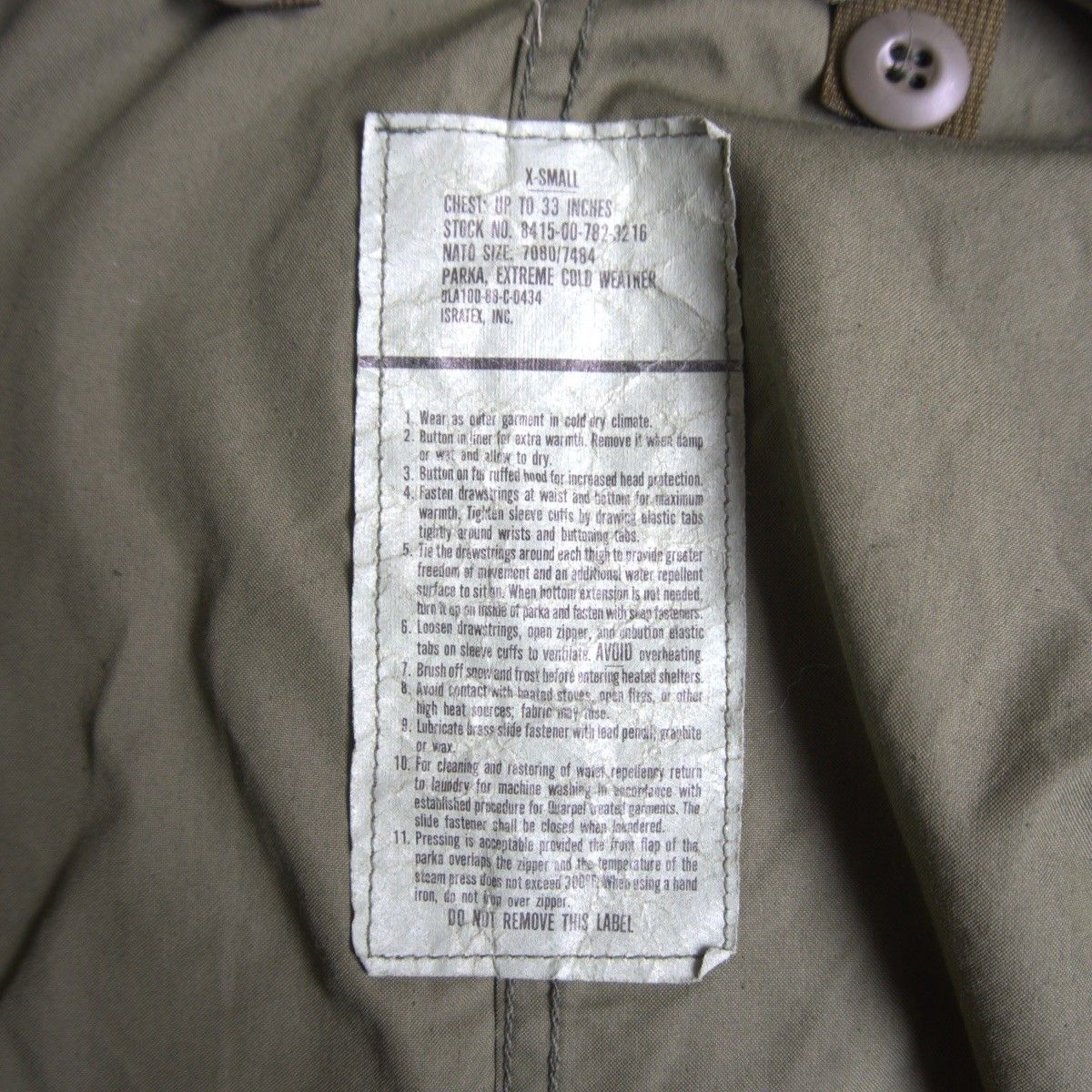 極美品/XSサイズ】US ARMY【80s/M-65 モッズコート】フィッシュテール