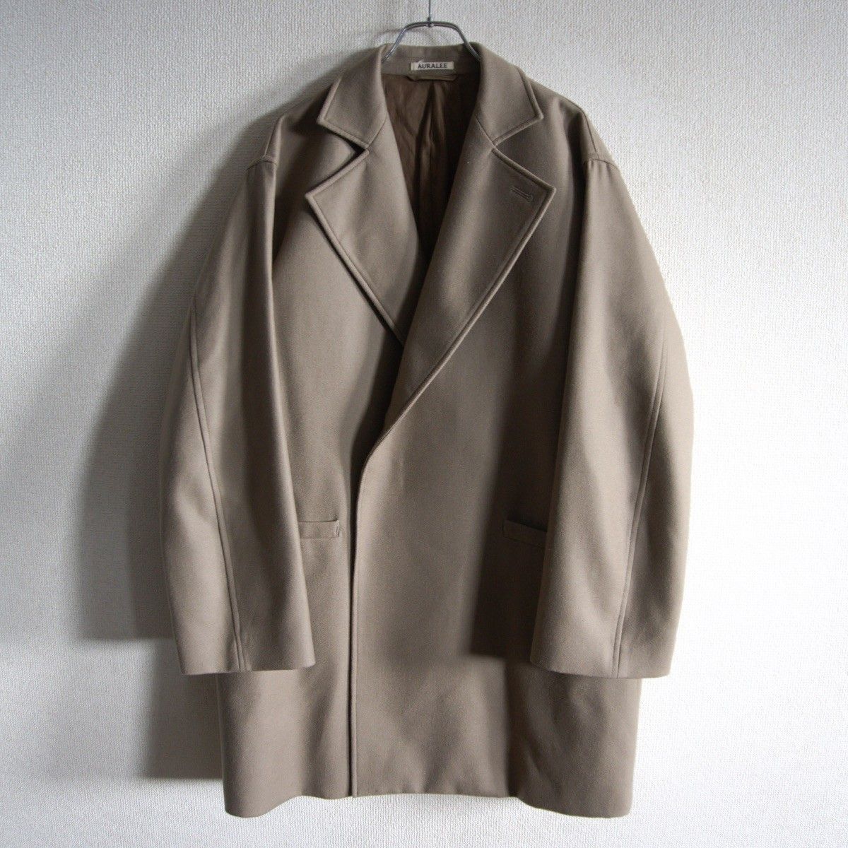 人気】AURALEE【LIGHT MELTON OVER COAT】3 ライトメルトン オーバー