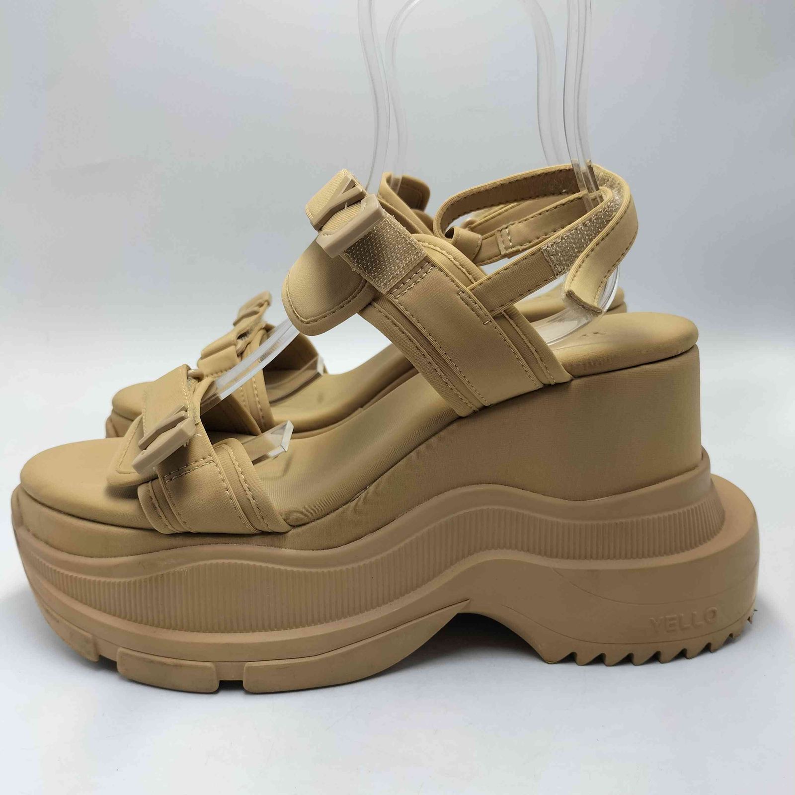 イエロー YELLO CREMA DOUBLE SNEAKER SANDALS レディース XL - メルカリ