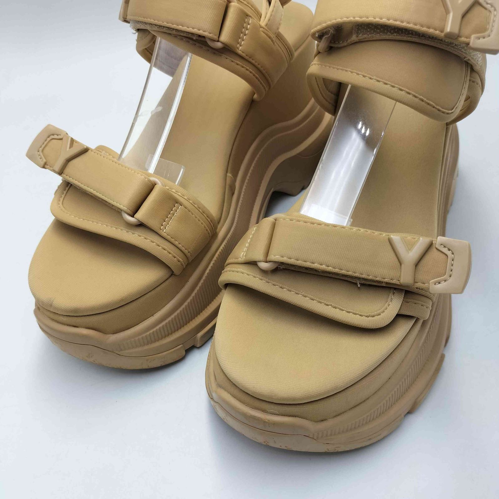 イエロー YELLO CREMA DOUBLE SNEAKER SANDALS レディース XL - メルカリ