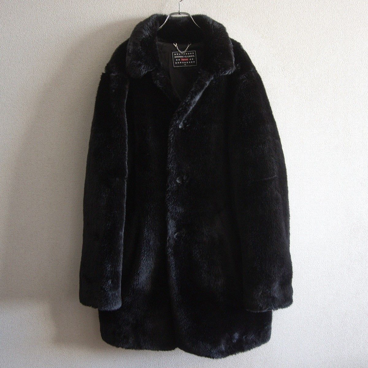 Supreme × GLAMOUR Faux Fur Coat XL シュプリーム ヒステリックグラマー ファー コート