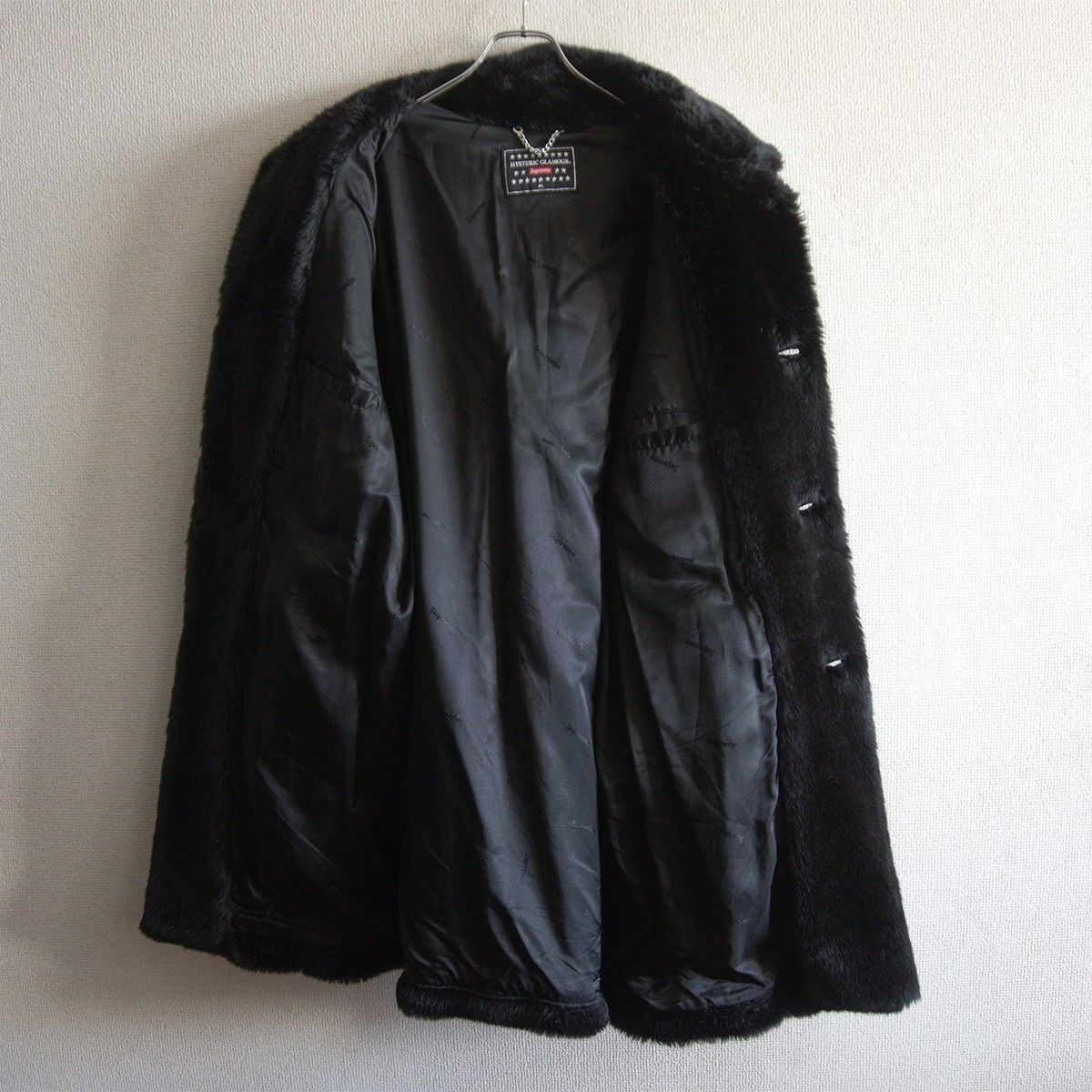 美品】Supreme【×HYSTERIC GLAMOUR Faux Fur Coat】XL シュプリーム