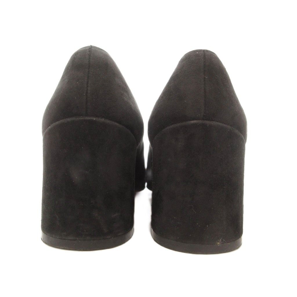 クリスチャンルブタン　ストラップ　スエード　チャンキーヒール　サンダル　黒　22 クリスチャンルブタン ストラップ スエード チャンキーヒール サンダル