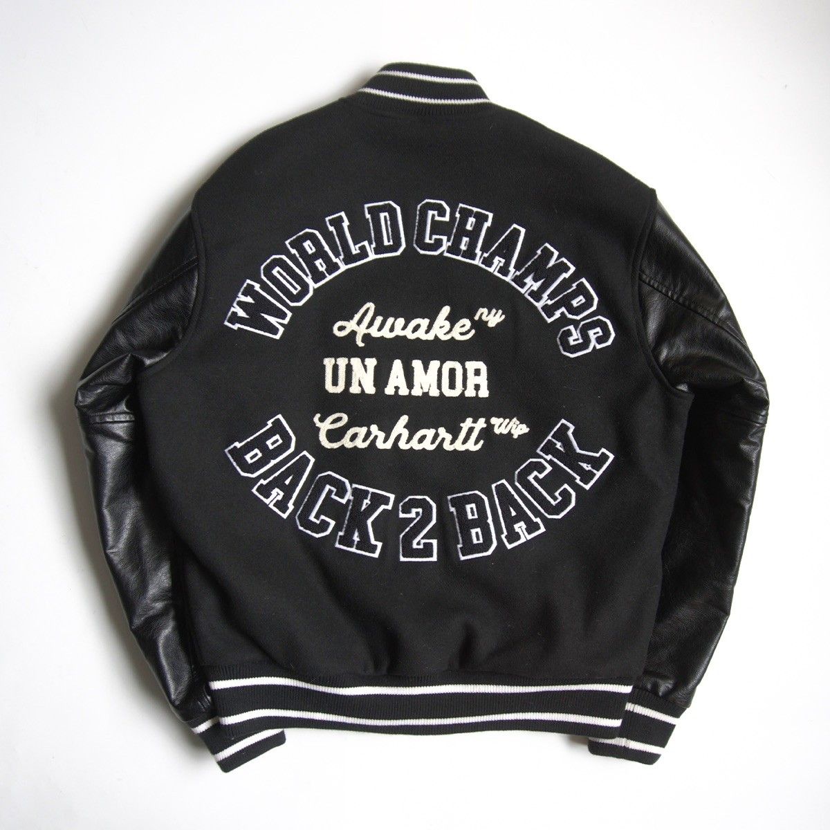 極美品】CARHARTT WIP × AWAKE NY【 TEDDY JACKET】S スタジャン 