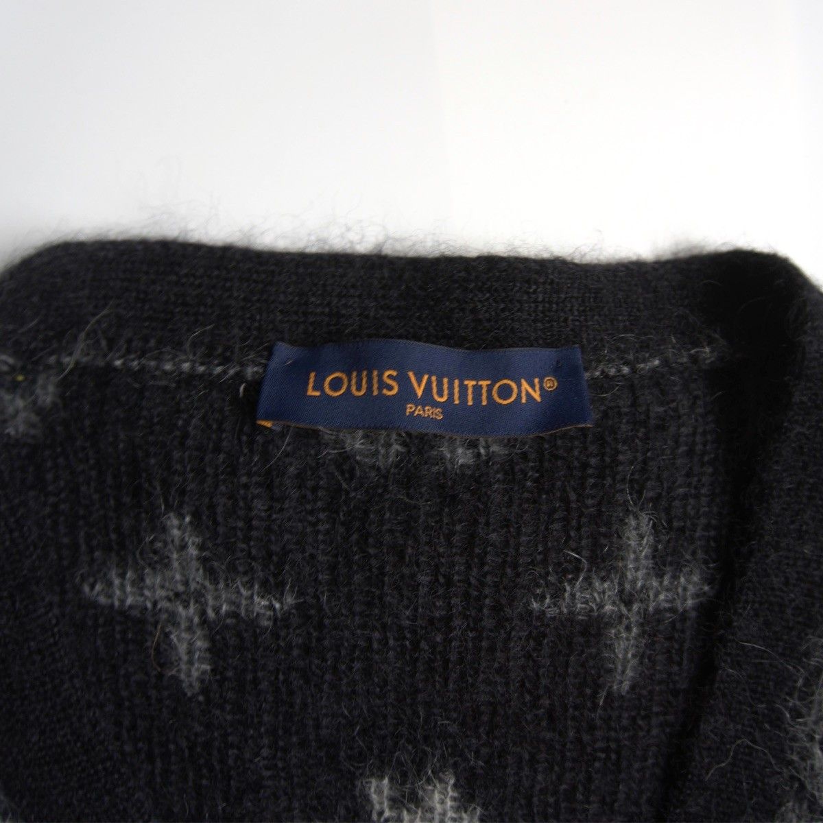 最高級】LOUIS VUITTON【モノグラム モヘア カーディガン】L ルイ