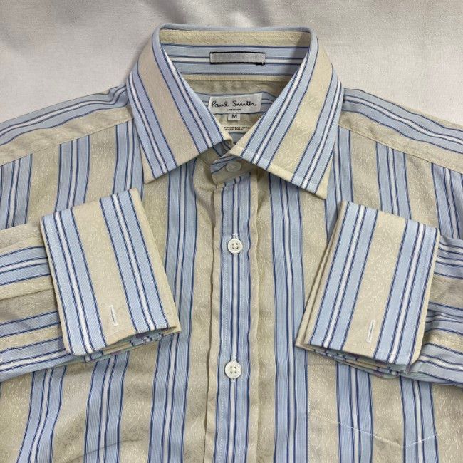 Paul Smith ストライプシャツ 長袖 シャツ トップス レギュラーカラー