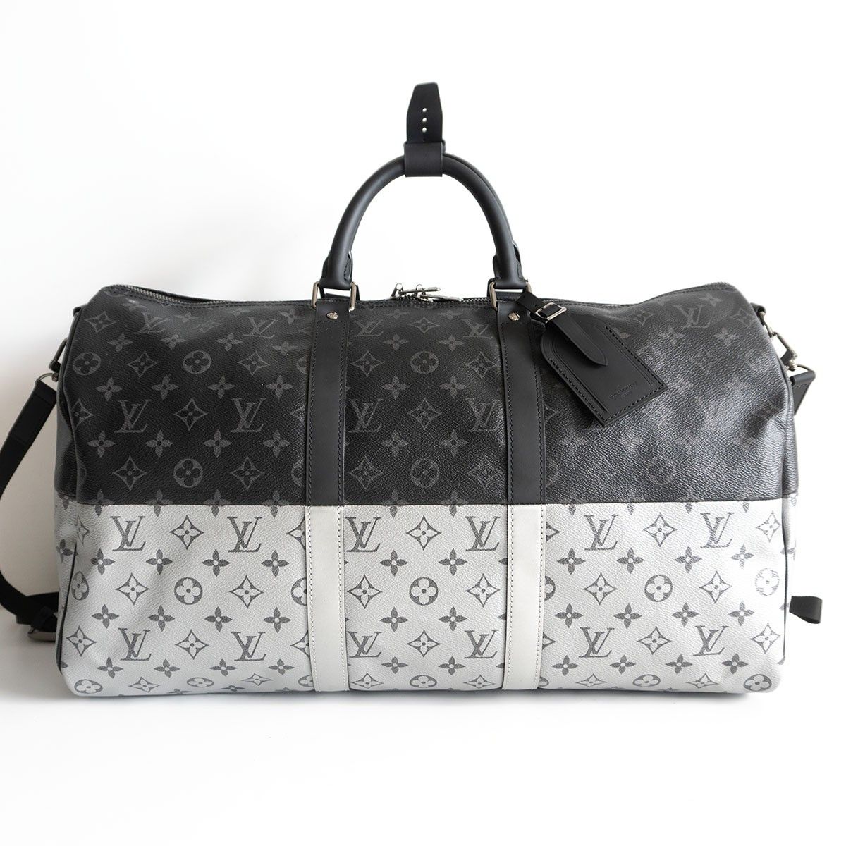 ルイ ヴィトン モノグラム エクリプス スプリット キーポル バンドリエール50 ボストンバッグ 2WAY M43817 LOUIS VUITTON 【中古】 最高級】LOUIS VUITTON【M43817/キーポルバンドリエール50 モノグラム