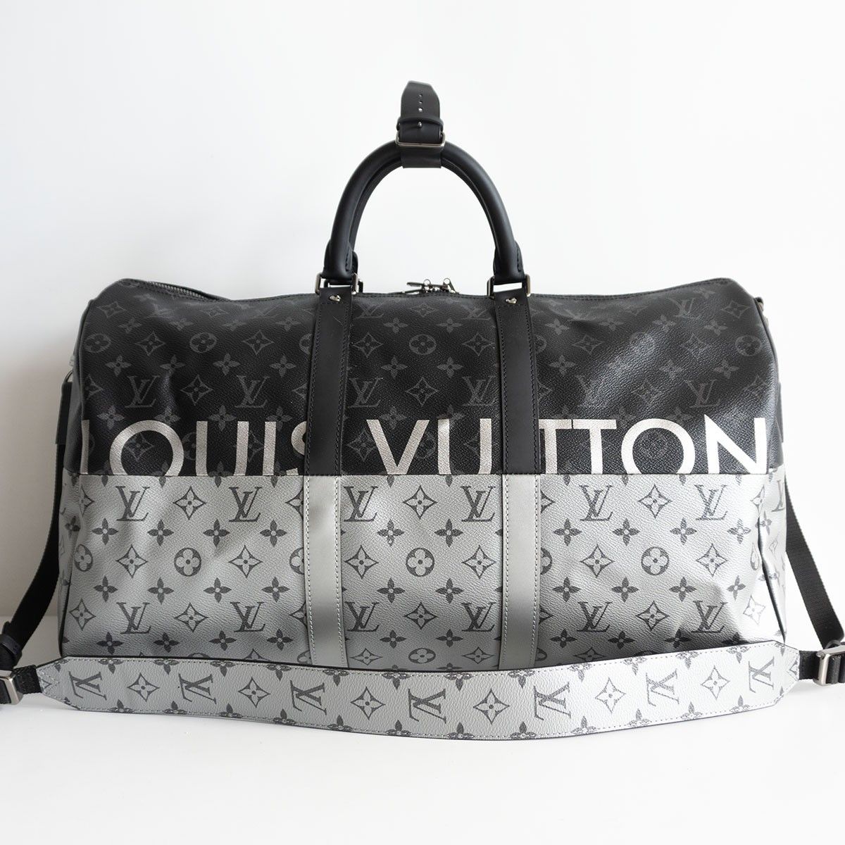最 LOUIS VUITTON M 43817|キーポルバンドリエール50 モノグラム エクリプススプリットキャンバス ボストンバッグ