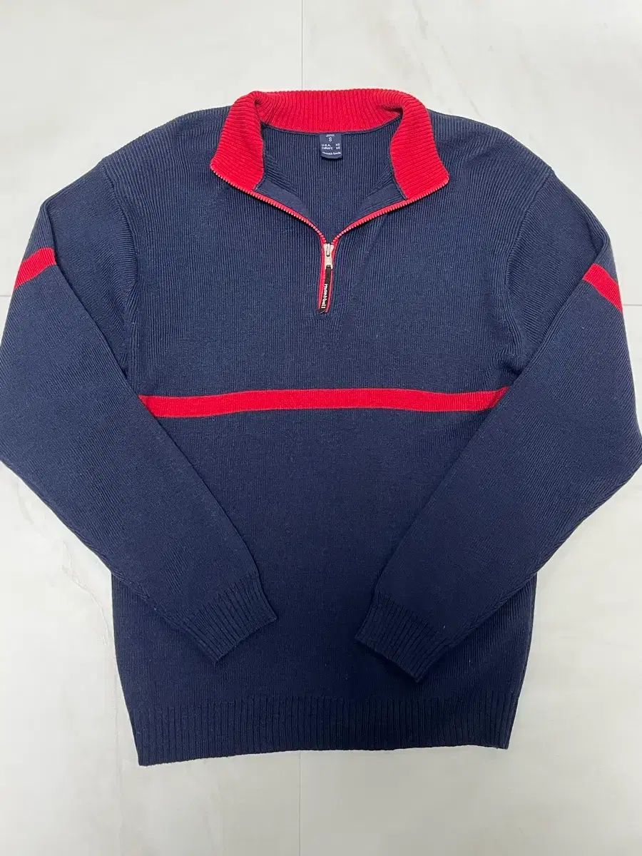 S | 90 モンベル ジャパン ライン ウィークロン ウール ハーフジップアップ ニットセーター