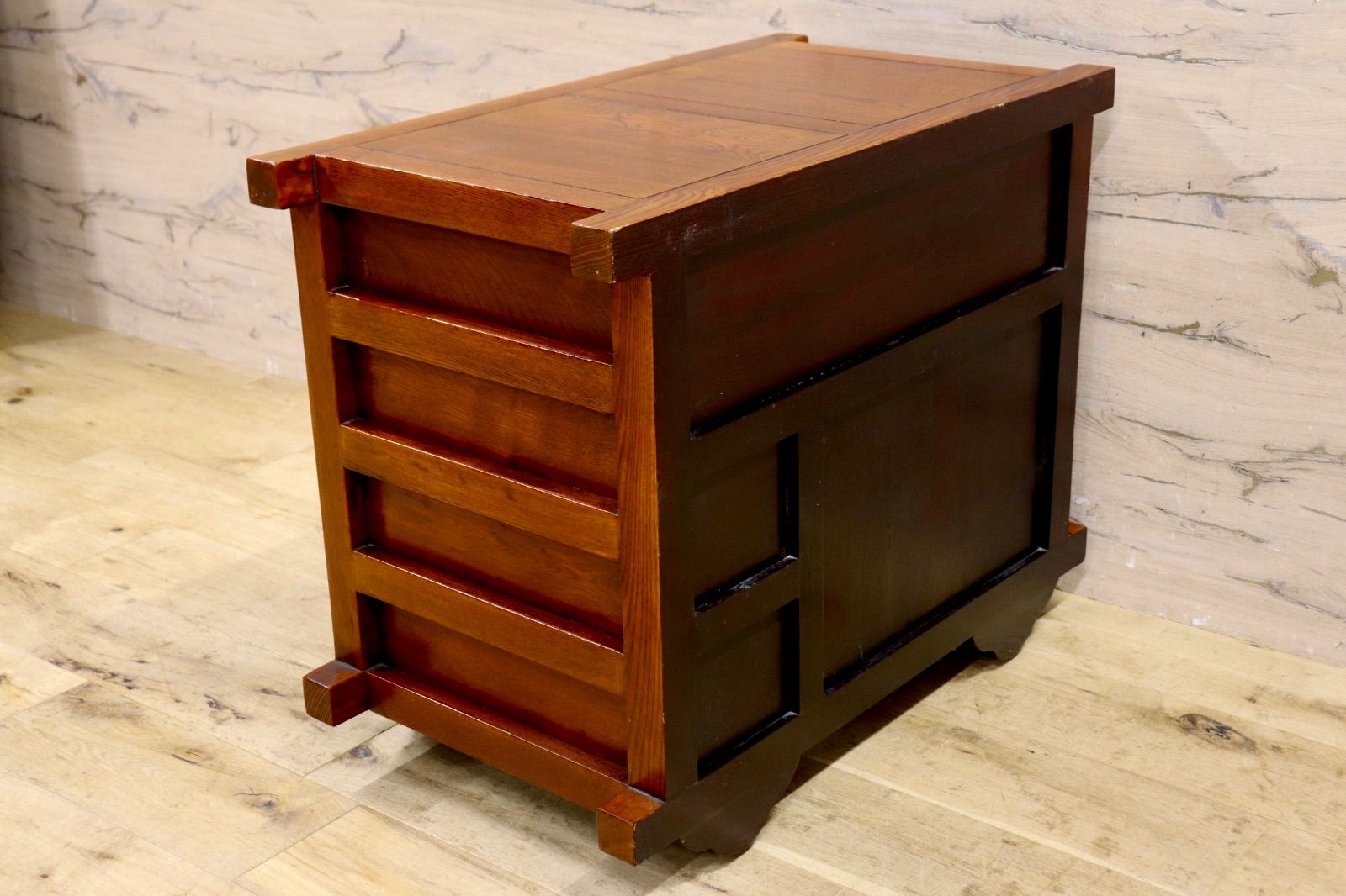 GMIK778○車箪笥 チェスト 整理箪笥 和モダン 古民家 レトロ 和家具