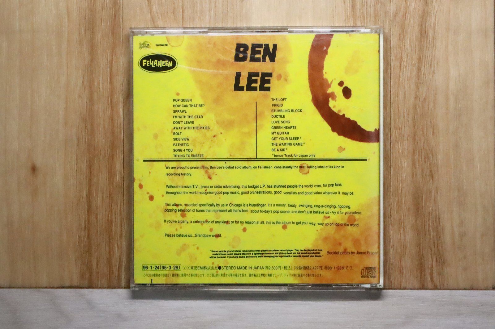 国内盤CD☆ベン・リー/Ben Lee□ グランポー・ウッド 【TOCP8784
