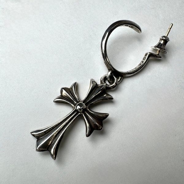 CHROME HEARTS/クロムハーツ TINY CH CROSS/タイニーCHクロス フープ