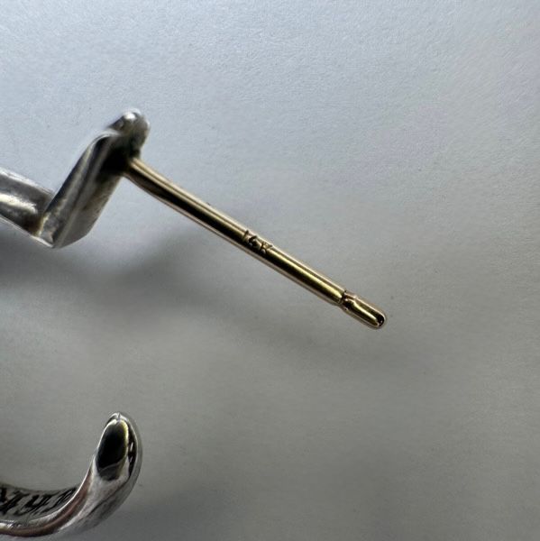 CHROME HEARTS/クロムハーツ TINY CH CROSS/タイニーCHクロス フープ