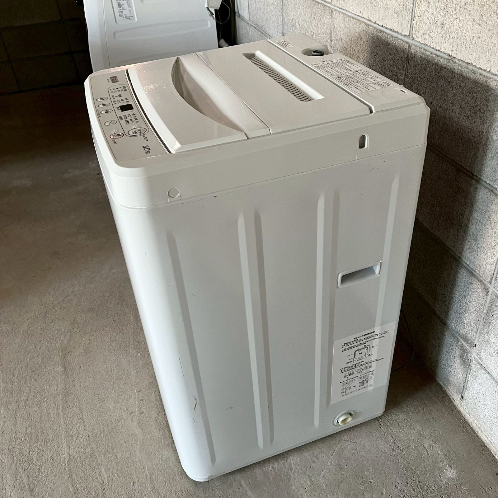 YAMADA ヤマダ電気 YWM-T60H1 洗濯機 2022年製 6キロ A05 - メルカリ