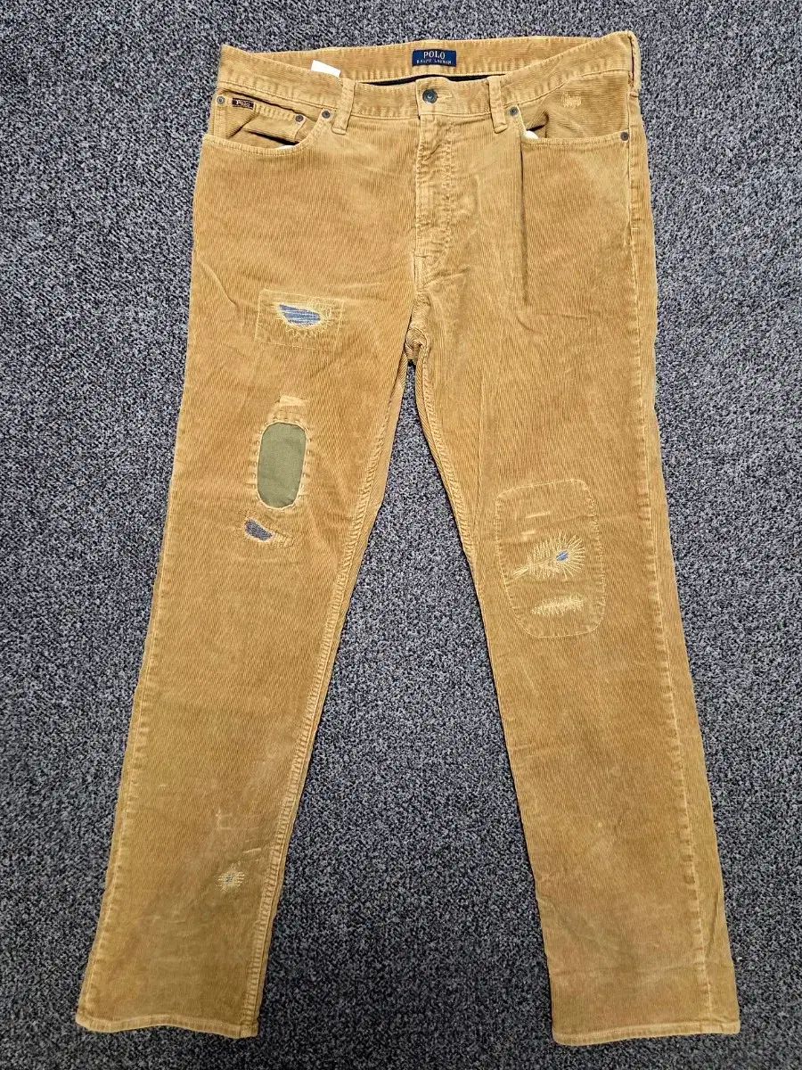 36|34 ポロ ラルフローレン パッチワーク コーデュロイパンツ