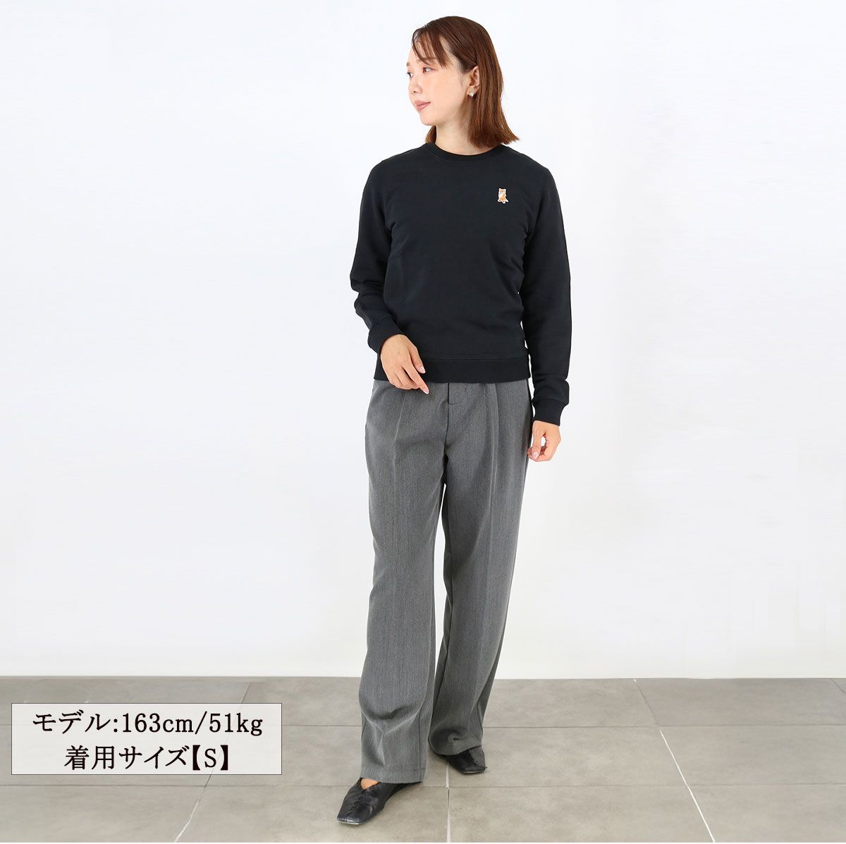 MAISON KITSUNE メゾン キツネ スウェット PW00320KM0340 LADY FOX
