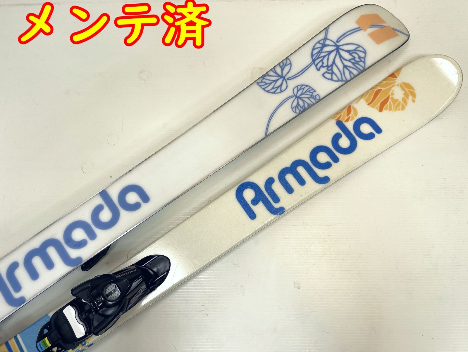 ◆ スキー Armada 165 カービングスキー ツインチップ フリースタイル ◇メンテ済◇ スキー Armada 165 cm + Salomon 609 ski-220925-04
