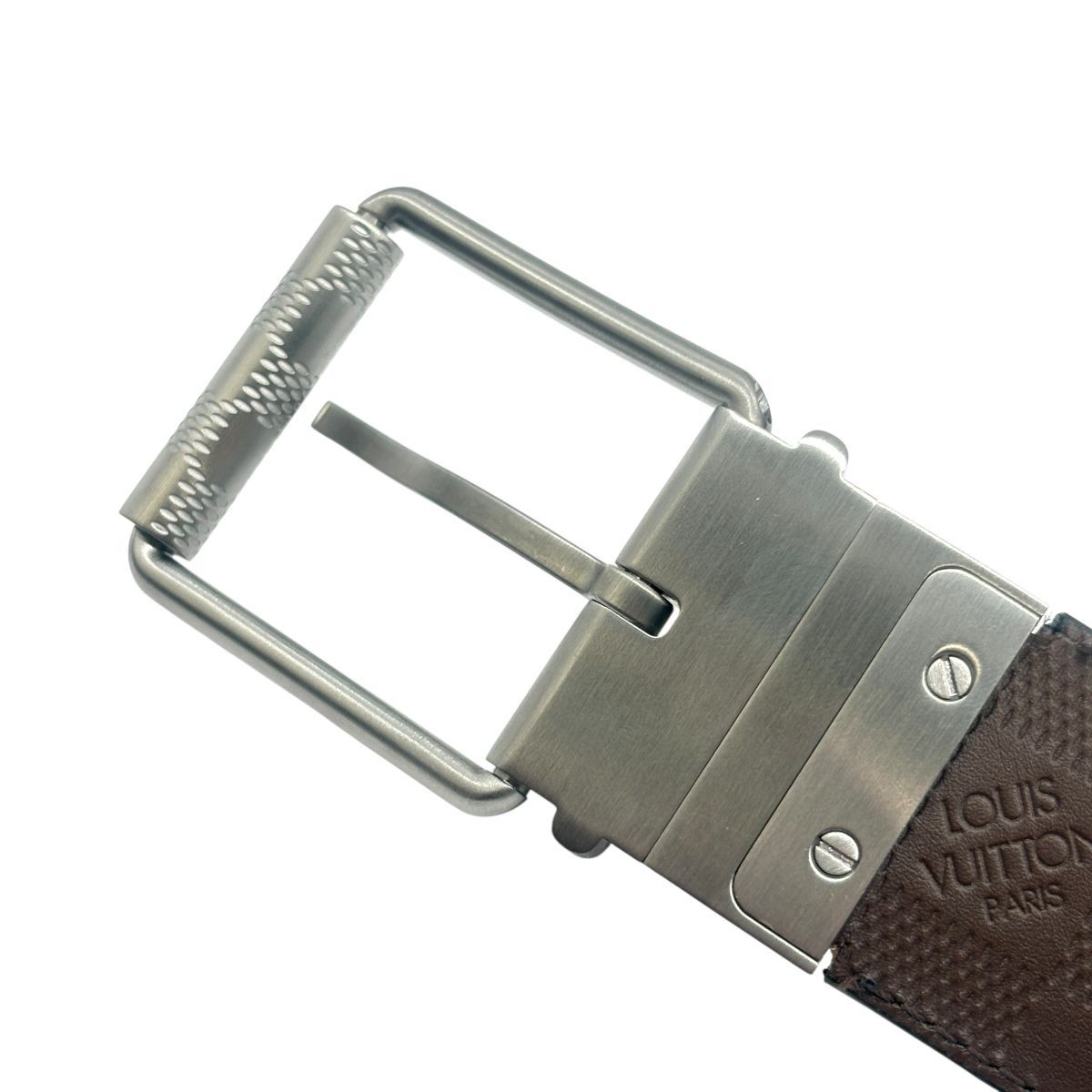 ♪3740 ルイヴィトン ベルト・ダミエプリント 40mm M9150V