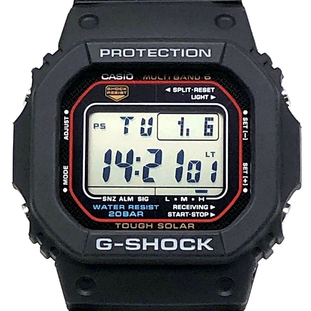 G-SHOCK ジーショック GW-M 5610 U-1 電波ソーラー マルチバンド6 タフソーラー LEDバックライト ブラック 2021年 発売