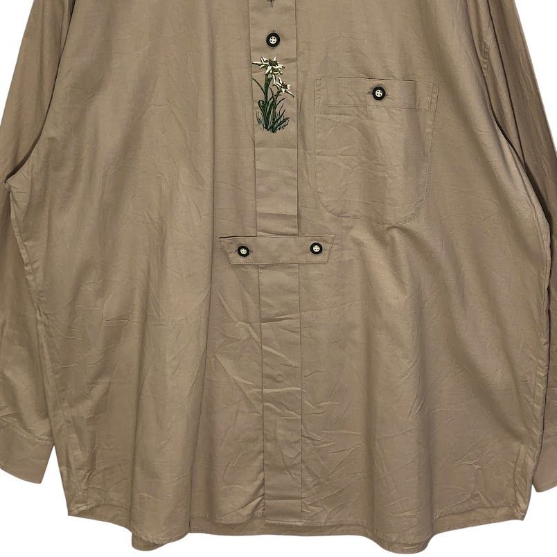 COUNTRY STYLE チロリアン チロルシャツ ユーロ古着 長袖シャツ ワン