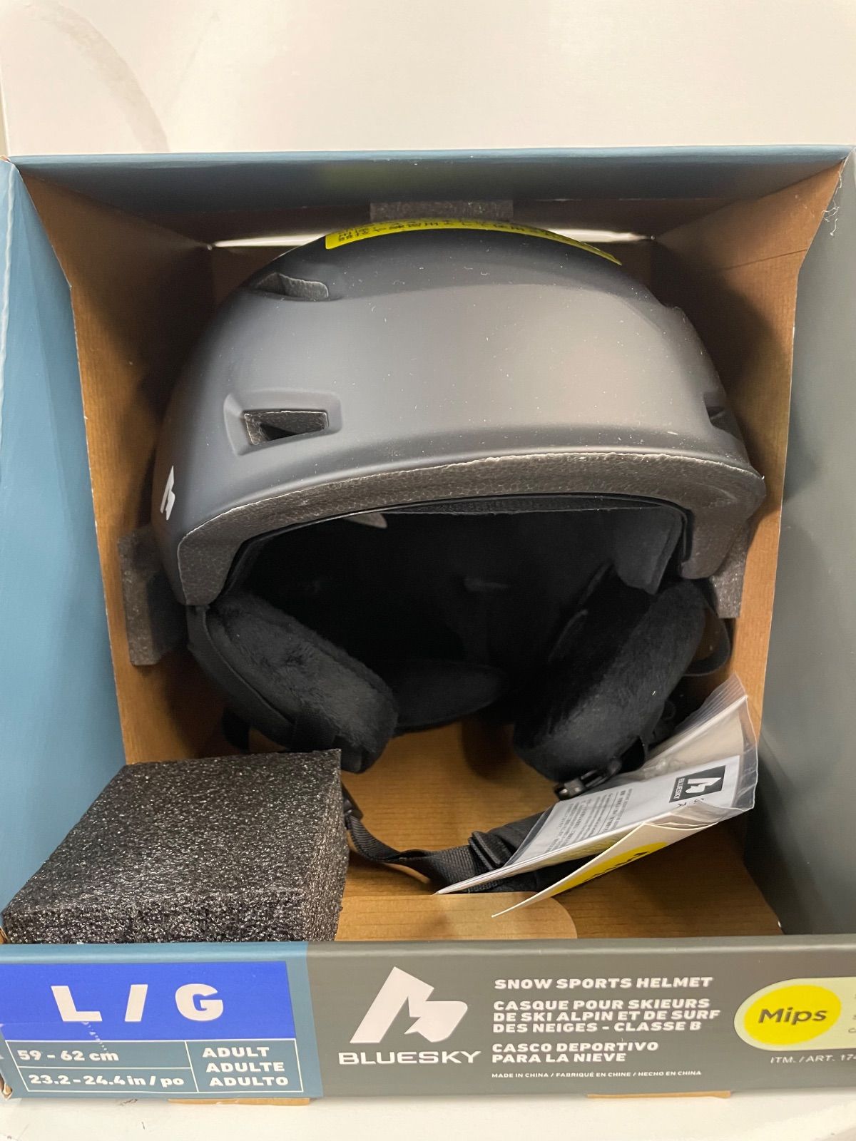 ブルースカイ大人用スノーヘルメット Lサイズ MIPS - メルカリ