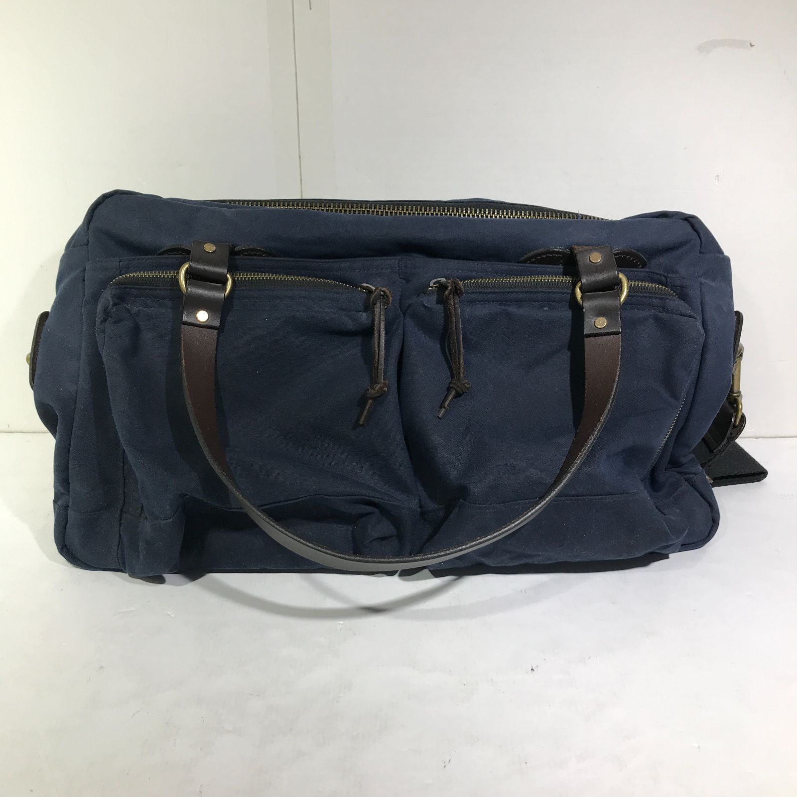 城東79-024 FILSON フィルソン 48-HOUR TIN CLOTH DUFFLE BAG ダッフルバッグ ネイビー