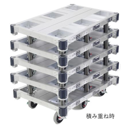  アルインコ アルミ製 1 5ｔ台車 Ｄｕｎｋ Ｎｅｏ 1台 台車 DIY 工具