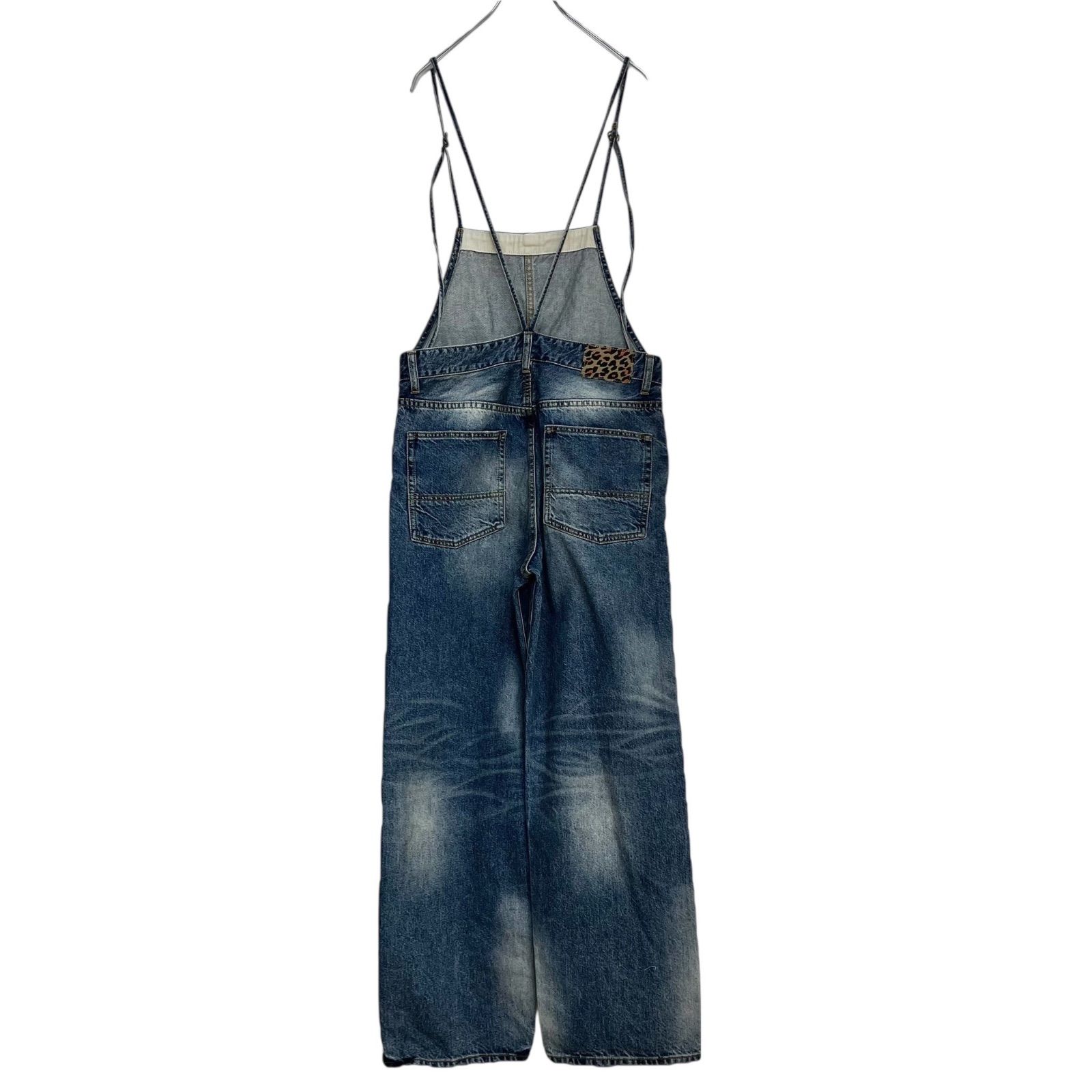 タグ付き未使用 Whim Gazette DENIM ALL IN ONE2 38 ブルー／青