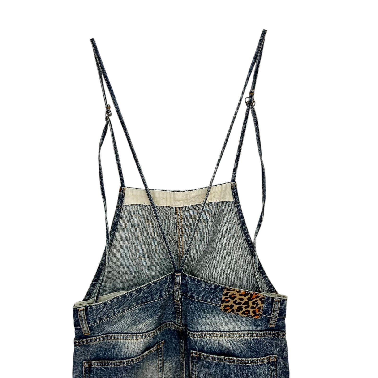 タグ付き未使用 Whim Gazette DENIM ALL IN ONE2 38 ブルー／青