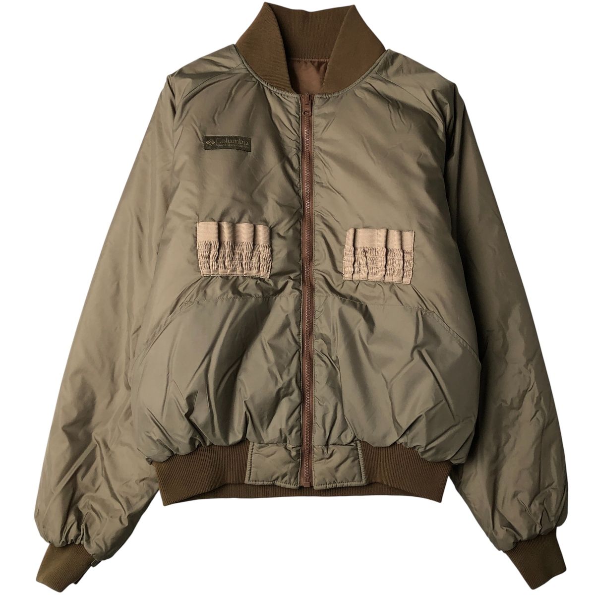 古着 90~00年代 コロンビア Columbia リバーシブル 中綿ジャケット パファージャケット メンズM相当|eaa 606813
