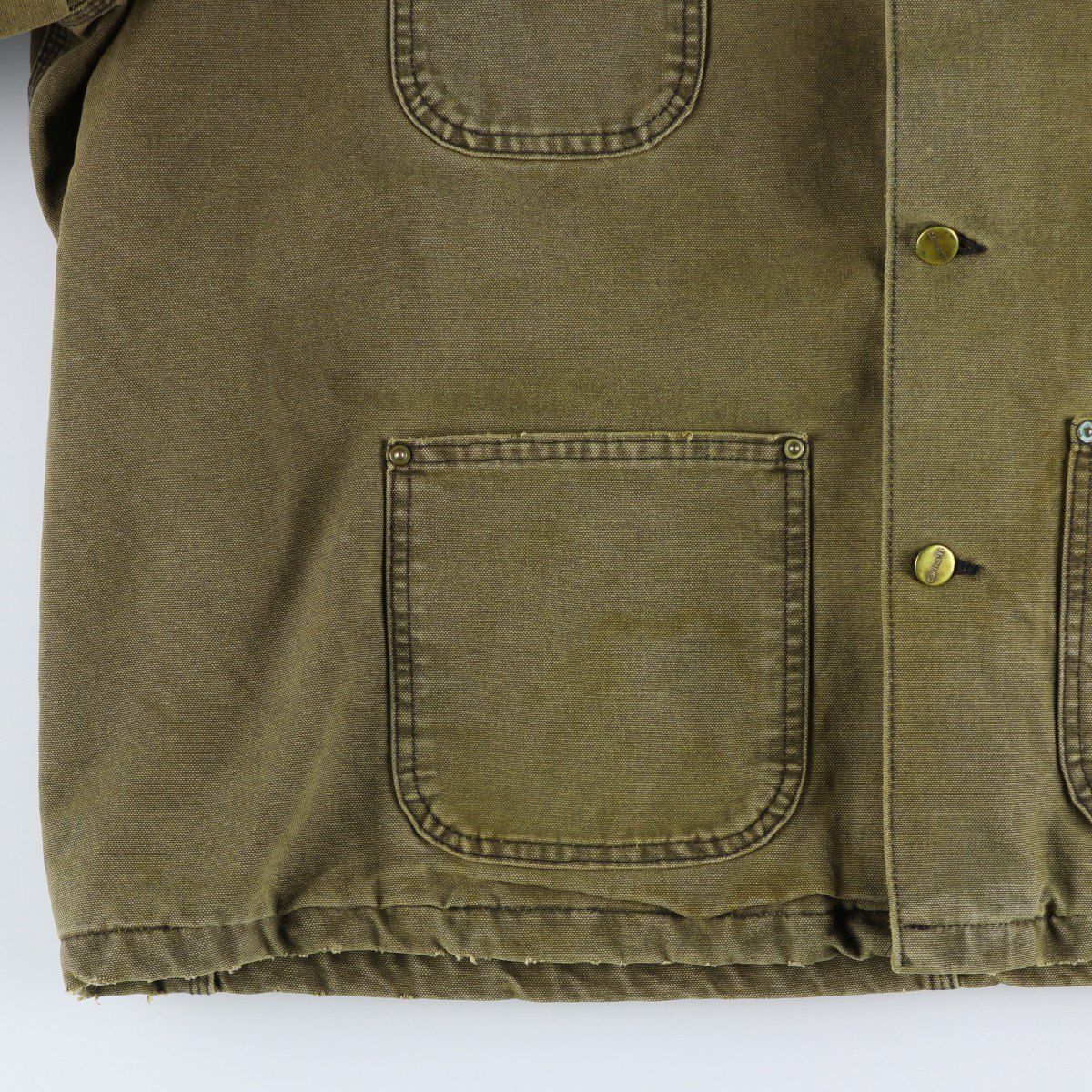 Carharttダックカバーオール 　　　　　　　　　　　 ミシガンチョアコート Carhartt（カーハート） 古着 80~90年代 ミシガンチョアコート ダック