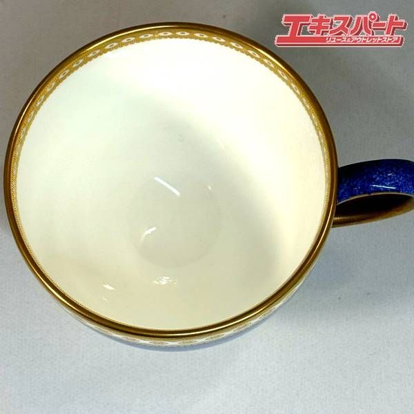  ウェッジウッド カップ＆ソーサー ペア ユーランダ―パウダーブルー 黒壺 品 カップ ソーサー コーヒー ティーカップ