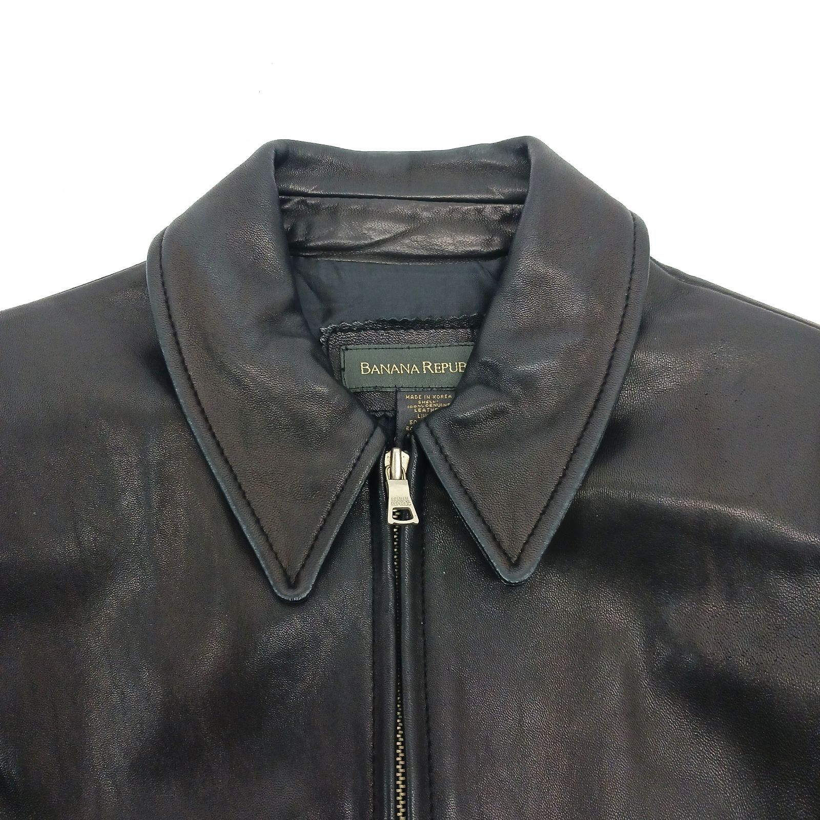 90s BANANA REPUBLIC バナナリパブリック　レザー　ジャケット 中古・古着通販】BANANA REPUBLIC (バナナリパブリック) 90Sレザー