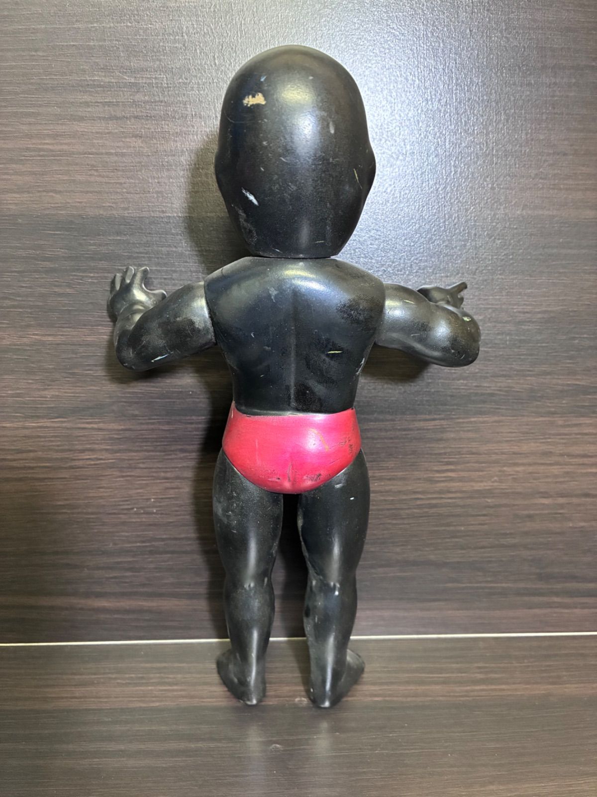 中嶋製作所 タイガーマスク 当時物 ソフビ ミスターシャドー 亀マーク