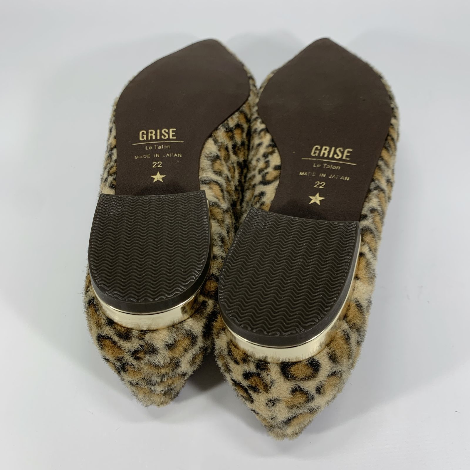 美品〇 Le Talon GRISE ルタロン グリーズ フラットパンプス 