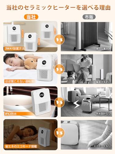 壁掛け 脱衣所ヒーター