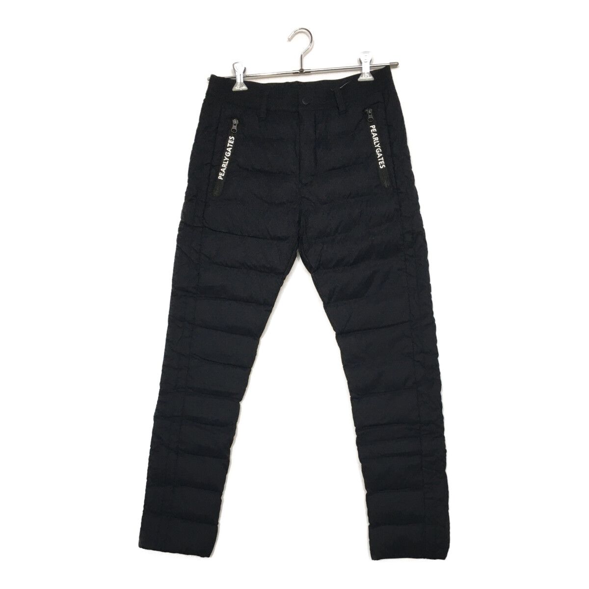 メンズ パーリーゲイツ PEARLY GATES パンツ 4 M 紺 ネイビー 総柄 中綿入り 防寒